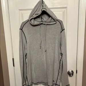 Gray Hooded Men's Tommy Bahama Shirt